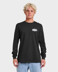 Impaired Camo Long Sleeve T-shirt - Black