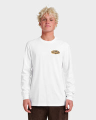 Impaired Camo Long Sleeve T-shirt - White
