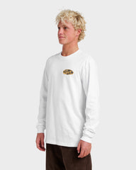 Impaired Camo Long Sleeve T-shirt - White