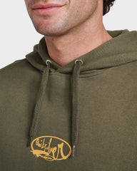 Graphic Hoodie - Grape Leaf