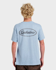 Mechanics Script Classic T-shirt - Ashley Blue Heather