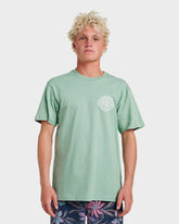Mirrored Classic T-shirt - Granite Green