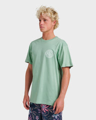 Mirrored Classic T-shirt - Granite Green