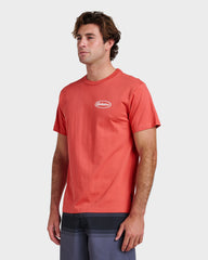 Mechanics Script Classic T-shirt - Mineral Red