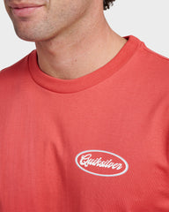 Mechanics Script Classic T-shirt - Mineral Red