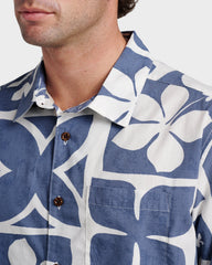 Waterman Tiki Island Shirt - Flint Stone