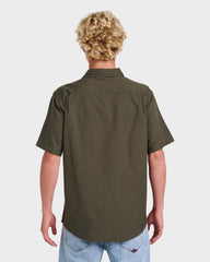 Shoreline Classic Short Sleeve Shirt - Grape Leaf