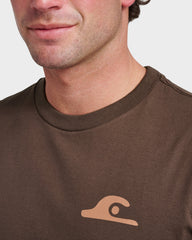 Primitive Scripture Classic T-shirt - Chocolate Brown