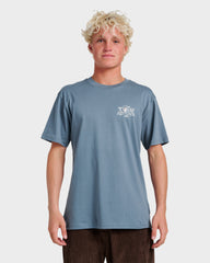 Floral Needs Classic T-shirt - China Blue