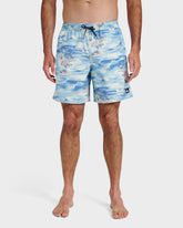Everyday Tropical Surf 17" Swim Trunks - Total Eclipse