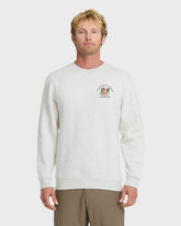 California Vibes Crew Fleece Sweatshirt - Oatmeal Hth