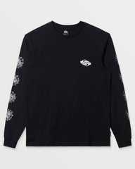 Webbed Long Sleeve T-Shirt - Black