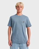 Saltwater Pocket Tee - China Blue