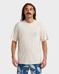 Waterman Hooked On Classic T-shirt - Moonbeam