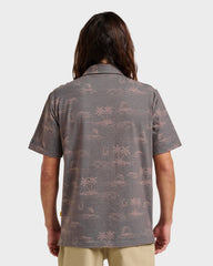 Waterman Island Daze Polo T-Shirt - Phantom Heather