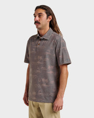 Waterman Island Daze Polo T-Shirt - Phantom Heather