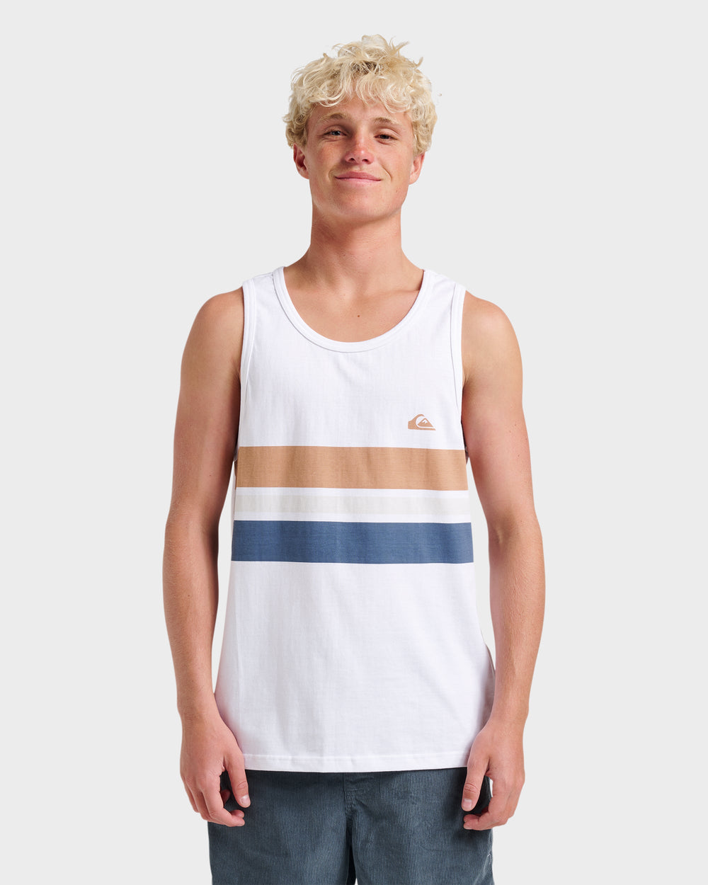 Og Stripe Tank - White
