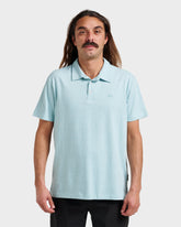 Sunset Cruise Polo Shirt - Dusty Turquoise
