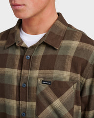 Penmar Check Flannel Shirt - Chocolate Brown