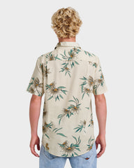 Costal Flora Classic Short Sleeve Shirt - Moonstruck