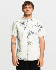 Apero Organic Classics Short Sleeve Shirt - Silver Birch Print