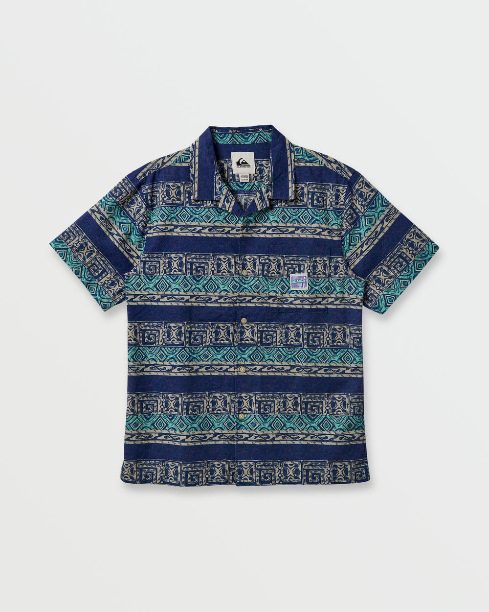 Global Heat Casual Short Sleeve Shirt - Turbo Blue