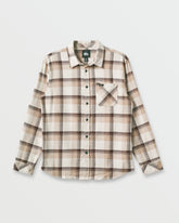 Penmar Check Flannel Shirt - Silver Birch