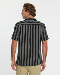 Nightfall Island Short Sleeve Shirt - Black