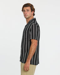 Nightfall Island Short Sleeve Shirt - Black