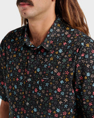 Ditsy Mini Classic Short Sleeve Shirt - Eclipse