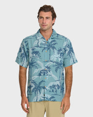 Waterman Off The Grid Shirt - Aqua