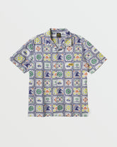 Quiksilver x Pacifico Baja Casual Short Sleeve Shirt - Off White
