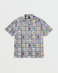 Quiksilver x Pacifico Baja Casual Short Sleeve Shirt - Off White