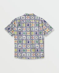 Quiksilver x Pacifico Baja Casual Short Sleeve Shirt - Off White
