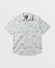 Shades Classic Stretch Short Sleeve Shirt - Off White