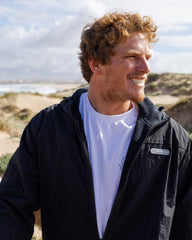 Reversible Zip Hoodie - Black