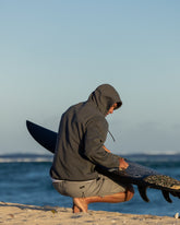 Waterman Departure Zip Sweatshirt - Phantom Heather