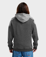 Keller Zip Hoodie - Black Heather