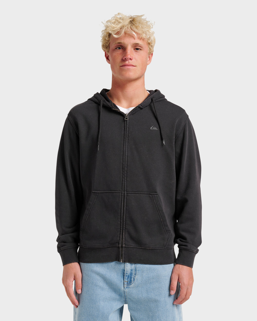 Saltwater Full Zip Hoodie - Black