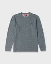 Malvern Long Sleeve Soft Touch Crewneck Sweatshirt - Anthracite