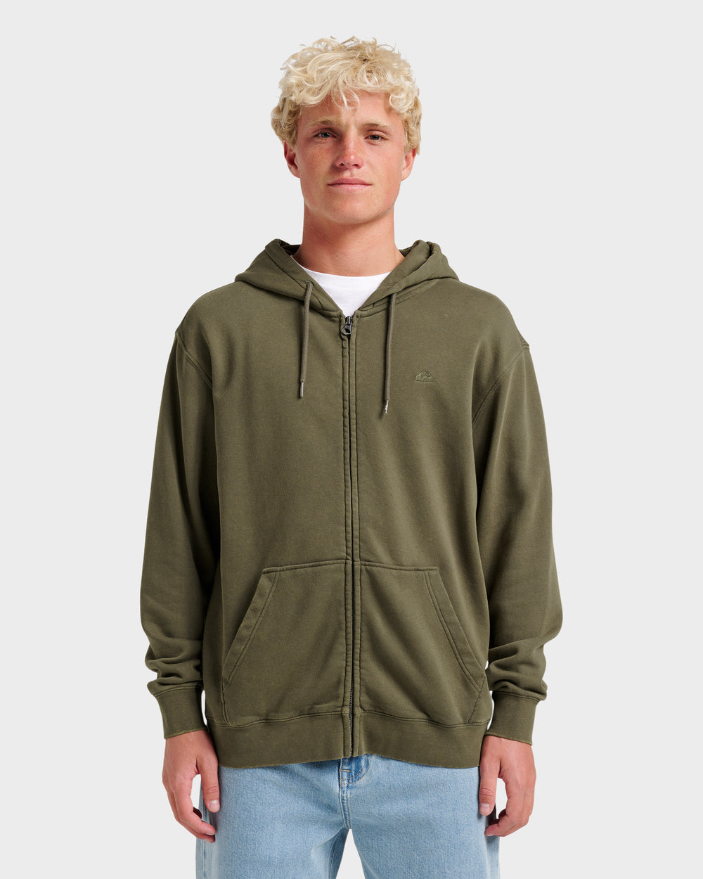 Saltwater Full Zip Hoodie - Grape Leaf
