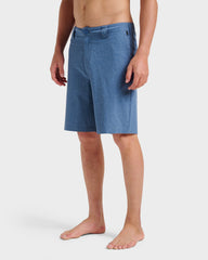 Union Heather 20" Amphibian Hybrid Shorts - Indigo Mist