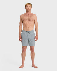 Taxer Amphibian 18" Hybrid Shorts - Smoked Gray