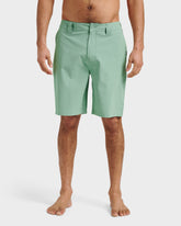 Union Heather 20" Amphibian Hybrid Shorts - Granite Green
