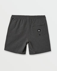 Taxer Heather Amphibian 18" Hybrid Shorts - Black