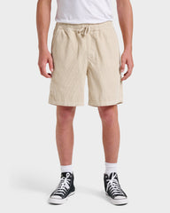 Taxer Corduroy Shorts - Fog Grey