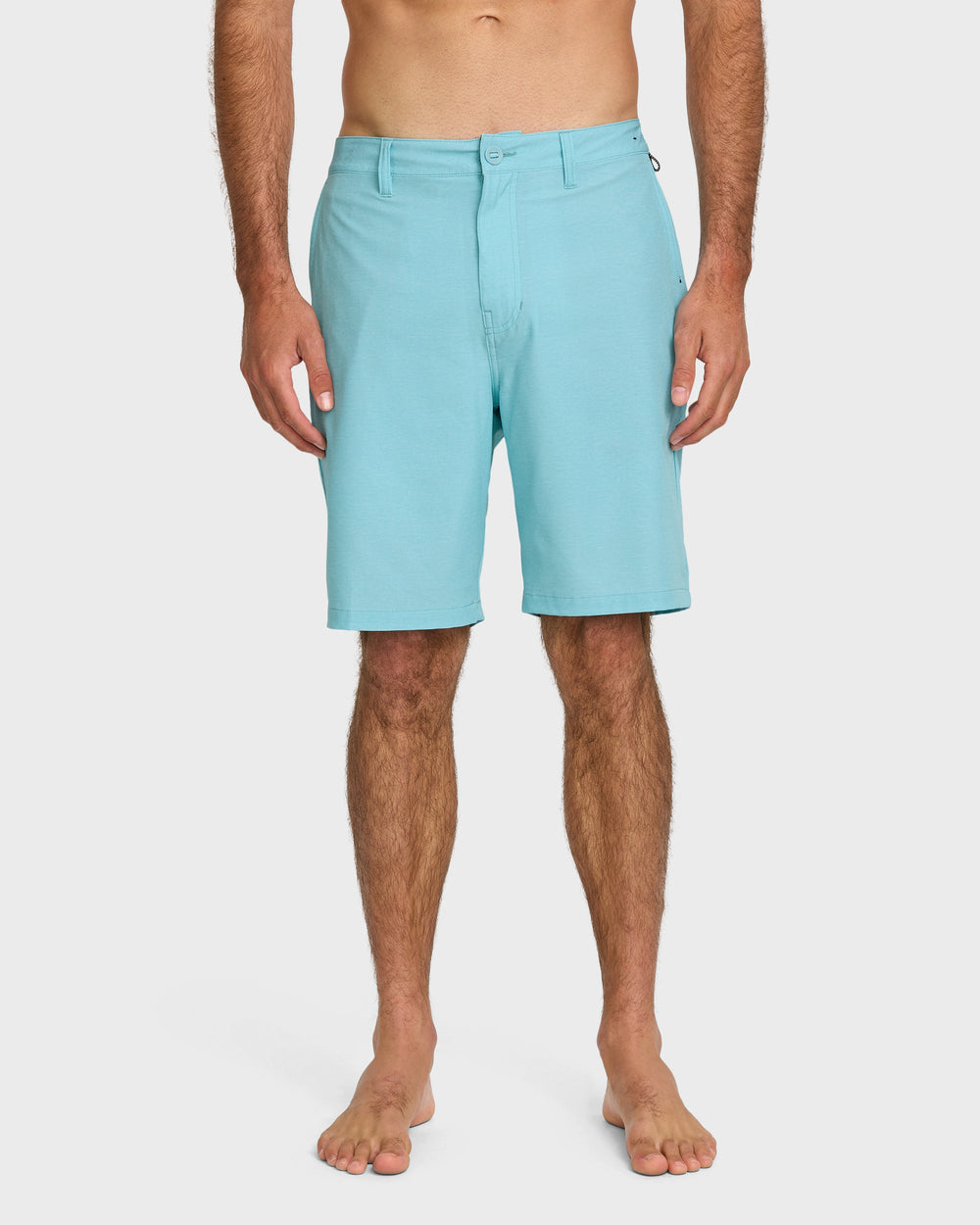 Union Heather 20" Amphibian Hybrid Shorts - Aqua Blue