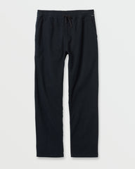 Stretch Canvas Beach Pants - Black