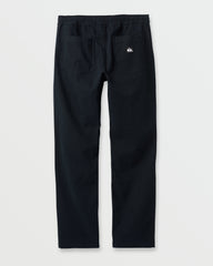 Stretch Canvas Beach Pants - Black