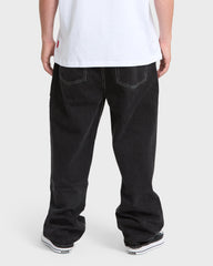 Baggy Denim Pants - Black Wash